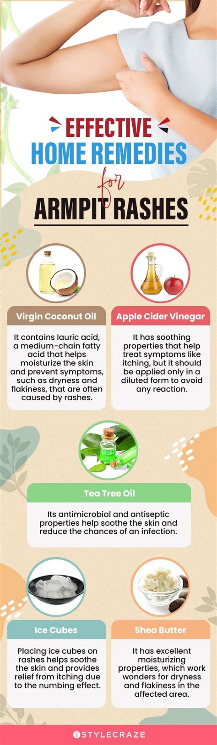 6 causes of underarm rashes and how to avoid irritating your armpits