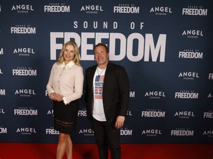 A funder for 'Sound of Freedom,' a QAnon-adjacent film about child sex trafficking, has been charged
