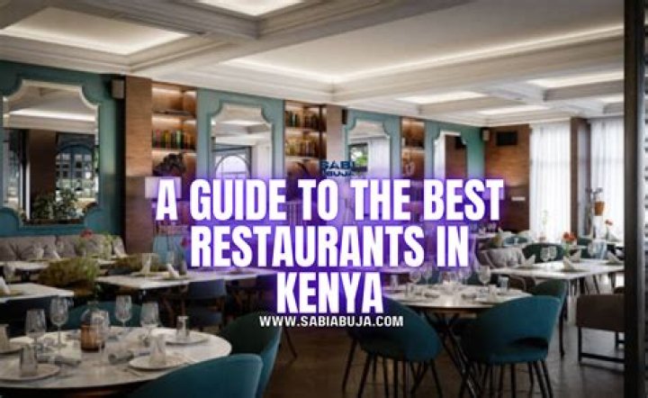 A Guide To The Best Restaurants