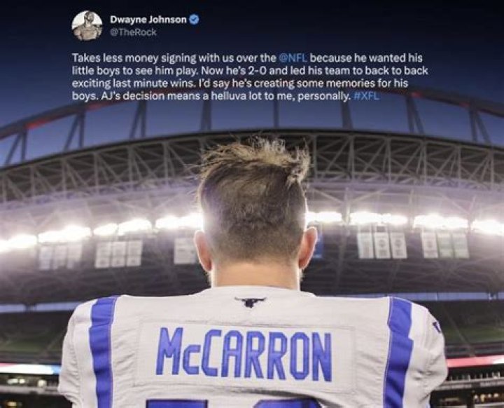 AJ McCarron took a salary cut from $4 million to $60,000 so his sons could watch him play in