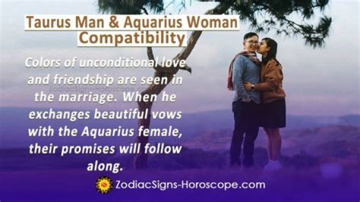 Aquarius Woman And Taurus Man