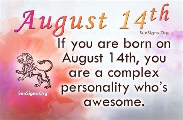 August 14 Famous Birthdays - SunSigns.Org