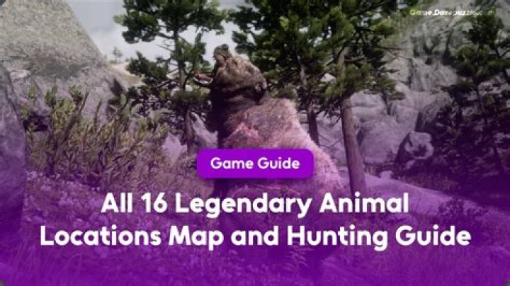 How to Kill Legendary Animals and Legendary Animal Locations