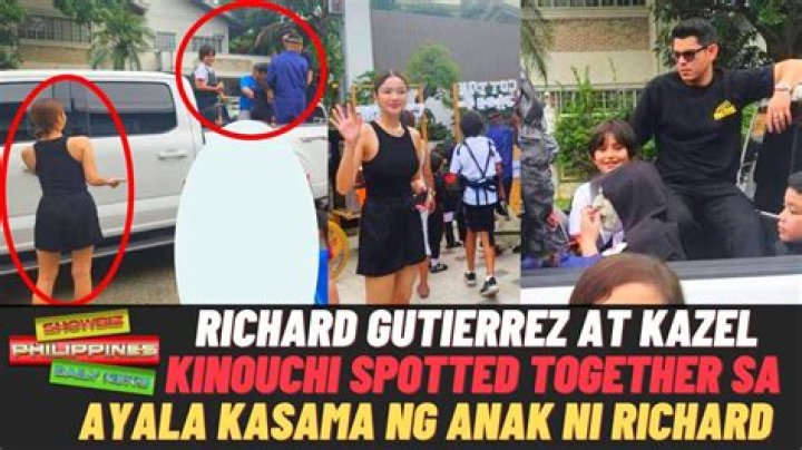 Is Kazel Kinouchi Richard Gutierrez Mistress? Spotted Together With His Kids |