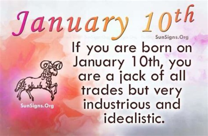 January 10 Famous Birthdays - SunSigns.Org