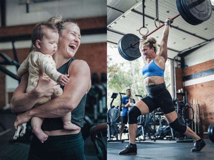 Six-time Fittest Woman on Earth says giving birth was like her first CrossFit Games. It was the best