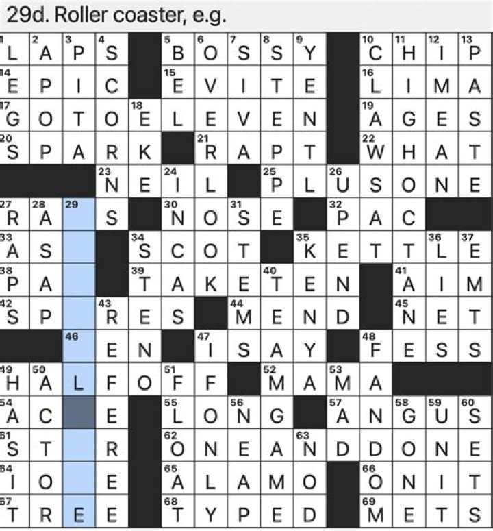 Step 1: Exceed the limit la Spinal Tap Crossword Clue